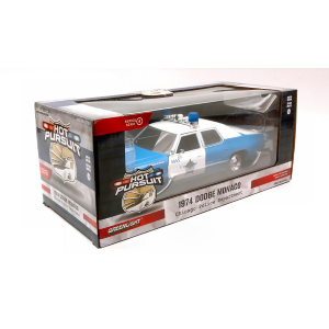 DODGE MONACO 1974 CHICAGO POLICE DEPARTMENT 1:24 Greenlight Forze dell'Ordine Modellino