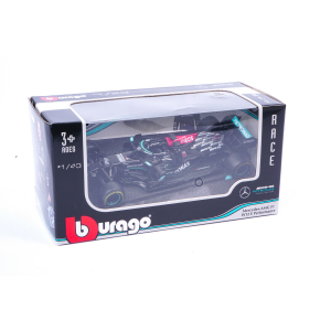MERCEDES F1 W12 EQ POWER LEWIS HAMILTON 2021 N.44 1:43 Burago Formula 1 Modellino