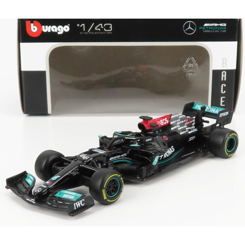 MERCEDES F1 W12 EQ POWER LEWIS HAMILTON 2021 N.44 1:43 Burago Formula 1 Modellino