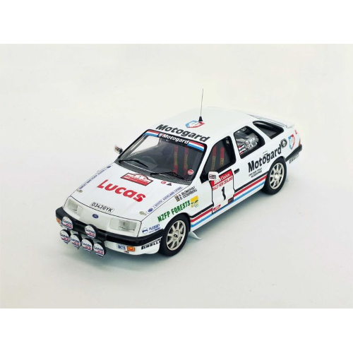 FORD SIERRA XR4x4 N.1 RALLY OF NEW ZEALAND 1987 BLOMQVIST/CEDEBERG 1:43 Trofeu Auto Rally Modellino