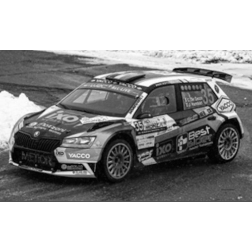 SKODA FABIA R5 EVO N.35 RALLY MONZA 2020 DE CECCO-HUMBLET 1:43 Ixo Model Auto Rally Modellino