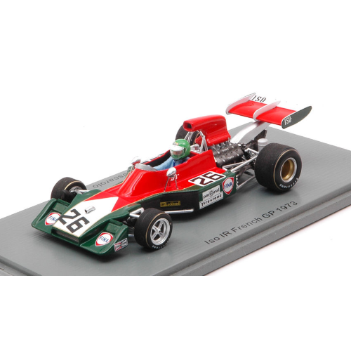 ISO IR HENRI PESCAROLO 1973 N.26 FRENCH GP 1:43 Spark Model Formula 1 Modellino