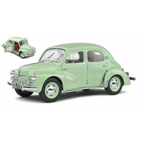 RENAULT 4 CV 1956 VERT D'EAU 1:18 Solido Auto Stradali Modellino