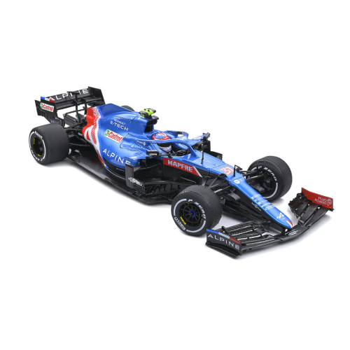 ALPINE A521 ESTEBAN OCON 2021 N.31 HUNGARY GP 1:18 Solido Formula 1 Modellino