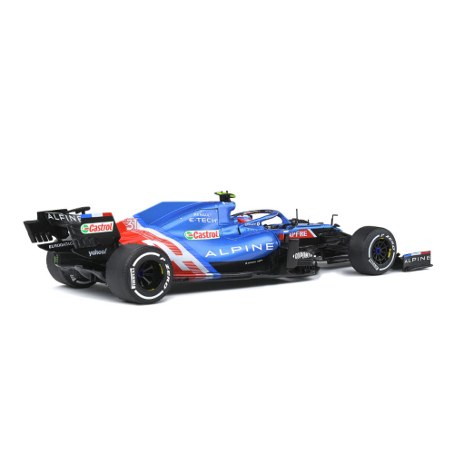ALPINE A521 ESTEBAN OCON 2021 N.31 HUNGARY GP 1:18 Solido Formula 1 Modellino