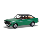 FORD ESCORT MK2 1.3 GHIA 1979 GREEN 1:43 Vanguards Auto Stradali Modellino
