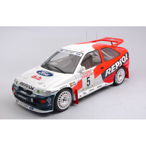 FORD ESCORT RS COSWORTH N.5 RALLY SAN REMO 1996 THIRY/PREVOT 1:18 Ixo Model Auto Rally Modellino