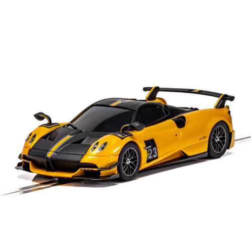 PAGANI HUAYRA ROADSTER BC YELLOW 1.32 Scalextric Slot Modellino