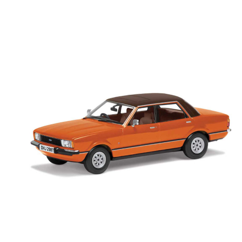FORD CORTINA MK4 2.0 GHIA 1976 ORANGE 1:43 Vanguards Auto Stradali Modellino