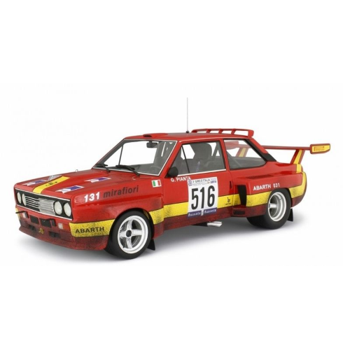 FIAT ABARTH 031 BERTONE START GIRO D'ITALIA 1975 VARANO ORANGE 1:18 Laudo Racing Auto Competizione Modellino