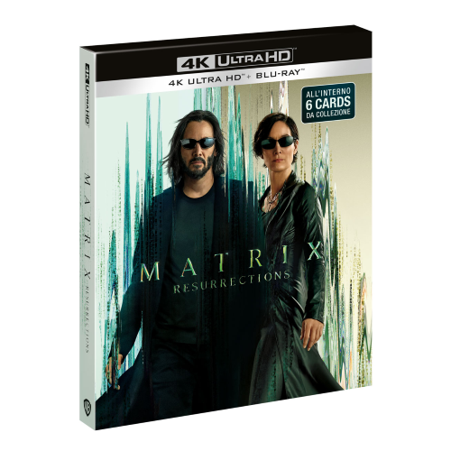 Matrix Resurrections Card Collection (4K Ultra Hd + Blu-Ray)  [Blu-Ray Nuovo]  
