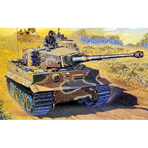 SD KFZ E TIGER I LATE ZIMMERIT KIT Dragon Mezzi Militari Modellino