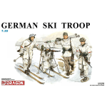 GERMAN SKI TROOPS KIT 1:35 Dragon Kit Figure Militari Die Cast Modellino