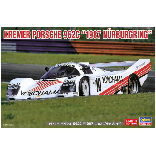 KREMER PORSCHE 962C 1987 NURBURGRING KIT 1:24 Hasegawa Kit Auto Modellino