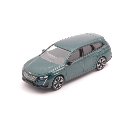 PEUGEOT 308 SW 2021 GREEN 1:64 Norev Auto Stradali Modellino