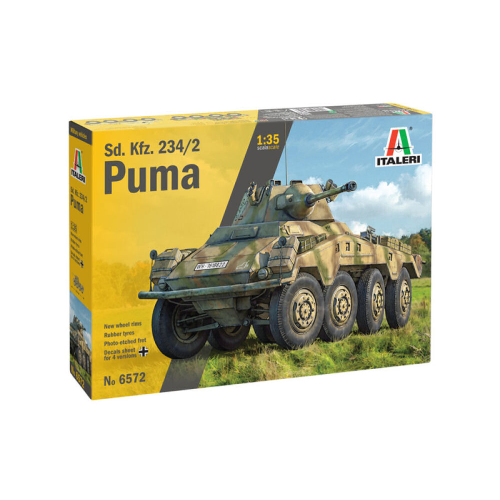 SD.KFZ.234/2 PUMA KIT 1:35 Italeri Kit Mezzi Militari Modellino