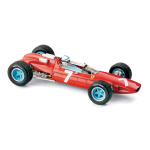 FERRARI 158 F1 JOHN SURTEES 1964 N.2 WINNER GERMAN GP WORLD CHAMPION W/PILOTE 1:43 Brumm Formula 1 Die Cast Modellino
