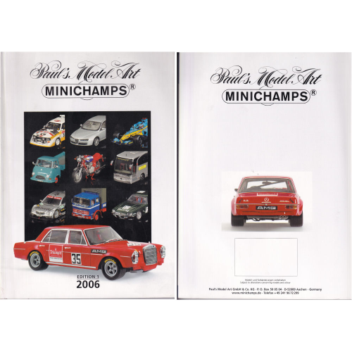 CATALOGO MINICHAMPS 2006 EDITION 1 RED PAG.250 Minichamps Cataloghi Modellino