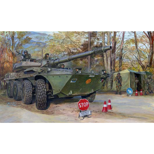 CARRO CENTAURO ITALIAN VERS.KIT 1:35 Trumpeter Kit Mezzi Militari Modellino
