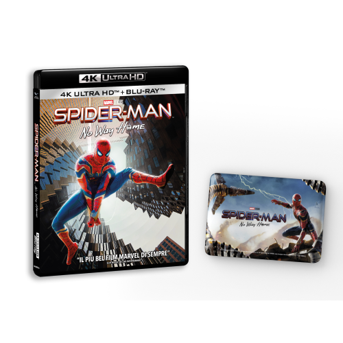 Spider-Man - No Way Home (Blu-Ray 4K+Blu-Ray Hd+Magnete)  [Blu-Ray Nuovo]