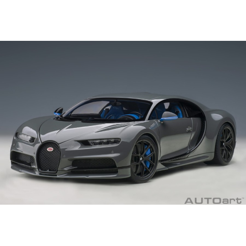 BUGATTI CHIRON SPORT 2019 JET GREY 1:18 AutoArt Auto Stradali Modellino