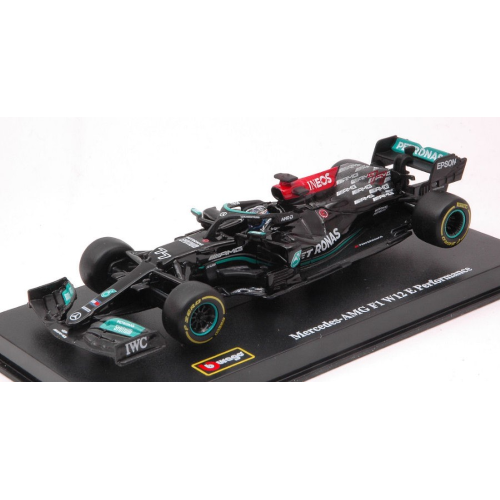 MERCEDES F1 W12 EQ POWER VALTTERI BOTTAS 2021 N.77 SIGNATURE 1:43 Burago Formula 1 Modellino