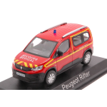 PEUGEOT RIFTER 2019 POMPIERS SECOURS MEDICAL 1:43 Norev Pompieri Die Cast Modellino