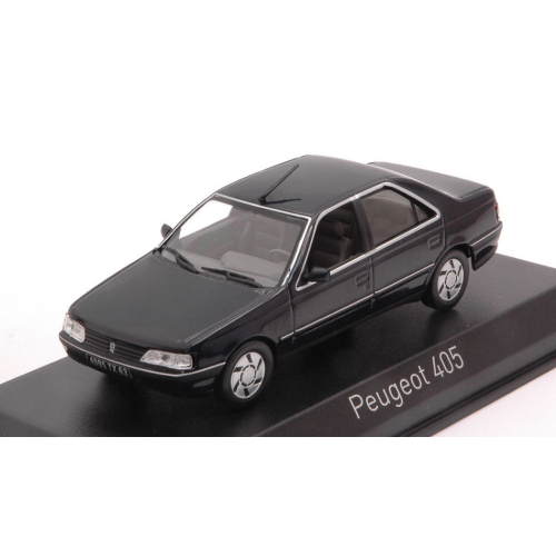 PEUGEOT 405 SRi 1991 DARK BLUE 1:43 Norev Auto Stradali Modellino
