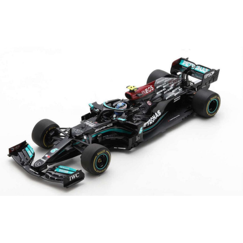 MERCEDES W12 E VALTTERI BOTTAS 2021 N.77 3rd BAHRAIN GP 1:18 Spark Model Formula 1 Modellino