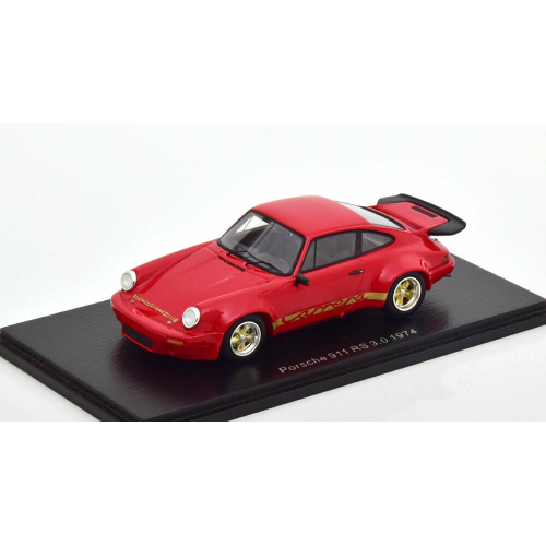 PORSCHE 911 RS 3.0 1974 RED 1:43 Spark Model Auto Stradali Modellino