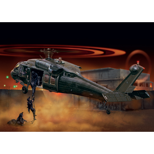 BLACK HAWK NIGHT RAID KIT 1:48 Italeri Kit Aerei Modellino