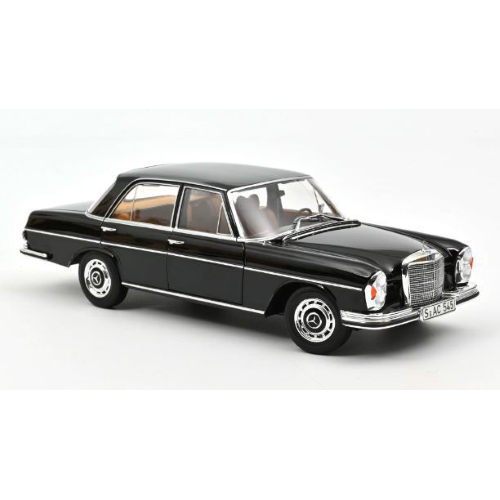 MERCEDES 280 SE 1968 BLACK 1:18 Norev Auto Stradali Modellino