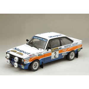FORD ESCORT MKII RS1800 N.2 2nd RALLY NEW ZELAND 1977 VATANEN-SCOTT 1:18 SunStar Auto Rally Modellino