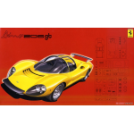 FERRARI DINO 206 GT 1967 YELLOW KIT 1:24 Fujimi Kit Auto Modellino