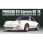 PORSCHE 911 CARRERA RS 1974 WHITE/GOLD KIT 1:24 Fujimi Kit Auto Modellino