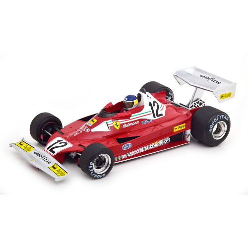FERRARI 312 T2B N.12 1977 CARLOS REUTEMANN 1:18 ModelCarGroup Formula 1 Modellino