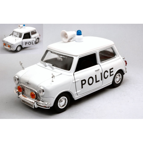 MINI COOPER CLASSIC 1961 UK POLICE 1:18 MotorMax Forze dell'Ordine Modellino