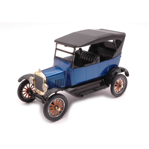 FORD MODEL T TOURING 1925 BLUE 1:24 MotorMax Auto d'Epoca Modellino