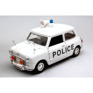 MINI COOPER CLASSIC 1961 UK POLICE 1:18 MotorMax Forze dell'Ordine Modellino