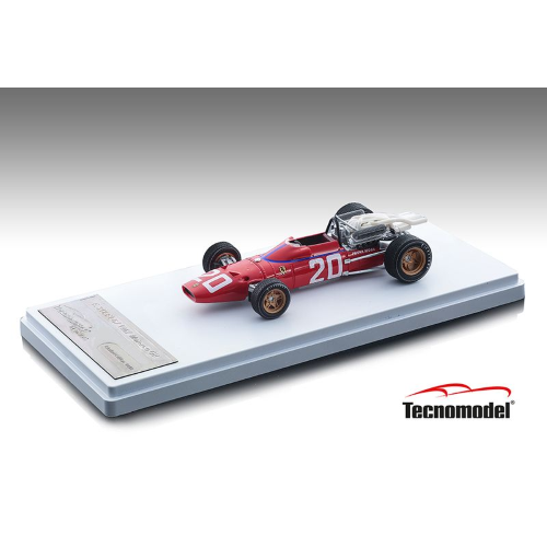 FERRARI 312 F1-67 N.20 MONACO GP 1967 CHRIS AMON 1:43 Tecnomodel Formula 1 Modellino