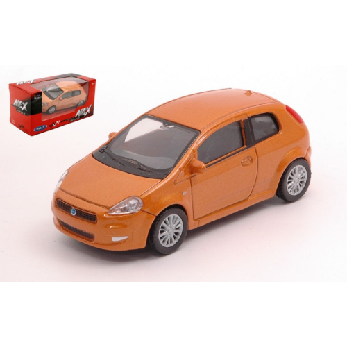 FIAT GRANDE PUNTO 2005 BRONZE METALLIC 1:43 Welly Auto Stradali Modellino