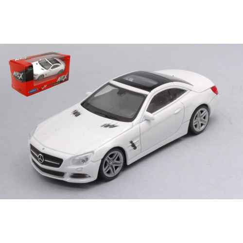 MERCEDES SL500 2012 WHITE 1:43 Welly Auto Stradali Modellino