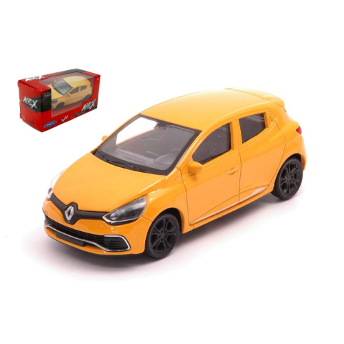 RENAULT CLIO RS 2016 YELLOW 1:43 Welly Auto Stradali Modellino