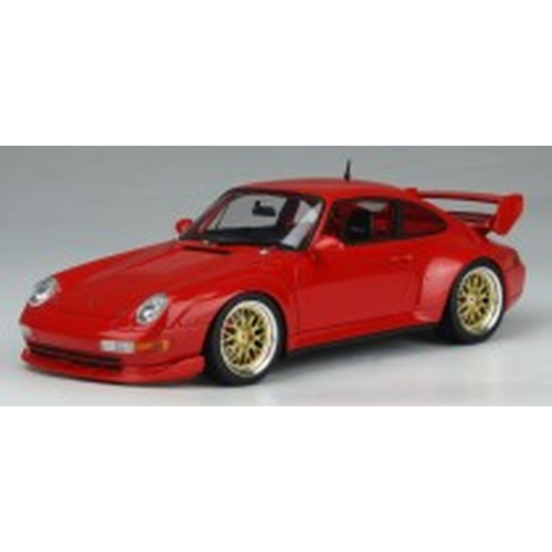 PORSCHE 911 (993) 3.8 RSR GUARDS RED 1:18 GT Spirit Auto Stradali Modellino