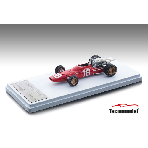 FERRARI 312 F1-67 N.18 MONACO GP 1967 LORENZO BANDINI 1:43 Tecnomodel Formula 1 Modellino