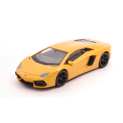 LAMBORGHINI AVENTADOR COUPE' 2011 YELLOW 1:43 Welly Auto Stradali Modellino