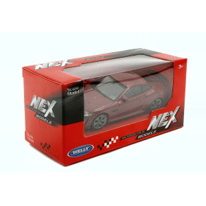 JAGUAR XKR-S 2011 PRUNE-RED 1:43 Welly Auto Stradali Modellino