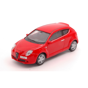 ALFA ROMEO MITO 2008 RED 1:43 Welly Auto Stradali Modellino