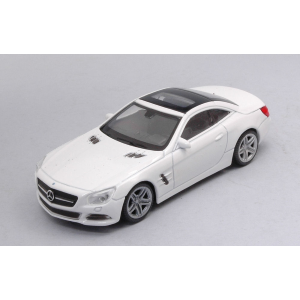 MERCEDES SL500 2012 WHITE 1:43 Welly Auto Stradali Modellino
