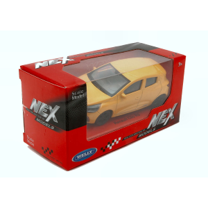 RENAULT CLIO RS 2016 YELLOW 1:43 Welly Auto Stradali Modellino